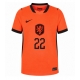 Billige Fotballdrakt Nederland Denzel Dumfries #22 Replika Hjemmedrakt VM 2026 Kortermet Billige Fotballdrakt Nederland Denzel Dumfries #22 Replika Hjemmedrakt VM 2026 Kortermet